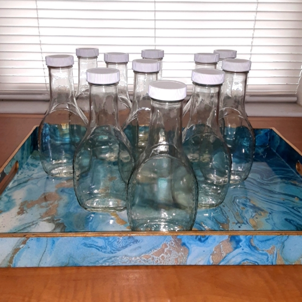Apothecary, Craft, Elixir, Glass Jars w/ Screw on Lids